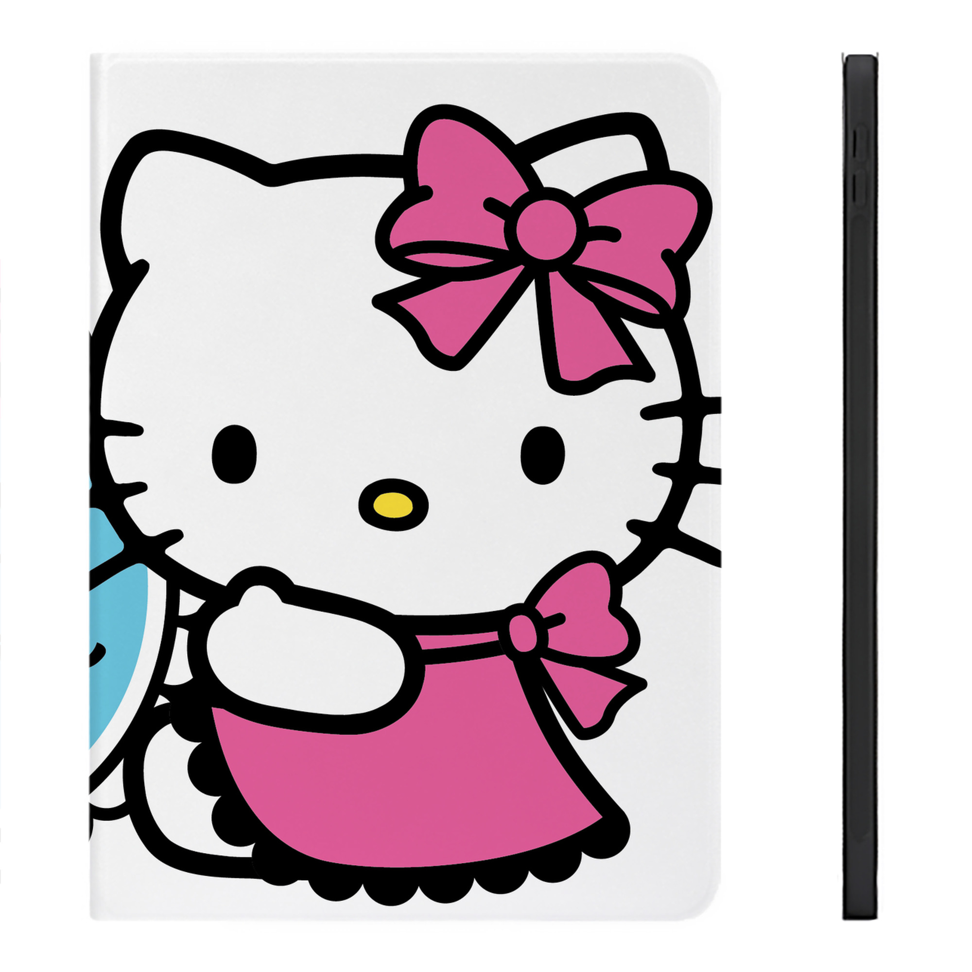（画像用） Hello Kitty ハローキティ IPadケース ペンホルダー付き ブックスタイルデザイン